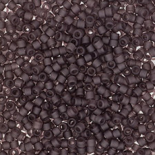 Miyuki delica beads 11/0 - Matte transparent dark smoky amethyst - DB-2405